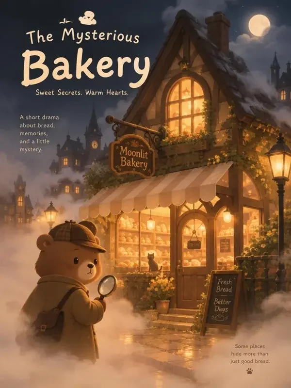 迷雾面包房 短剧封面海报